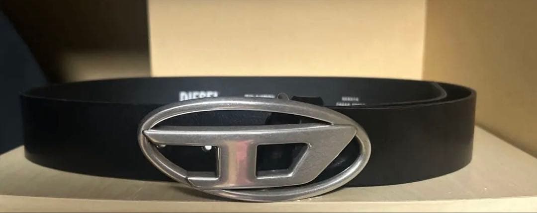 DIESEL ブラック ベルト 80/32 - メルカリ