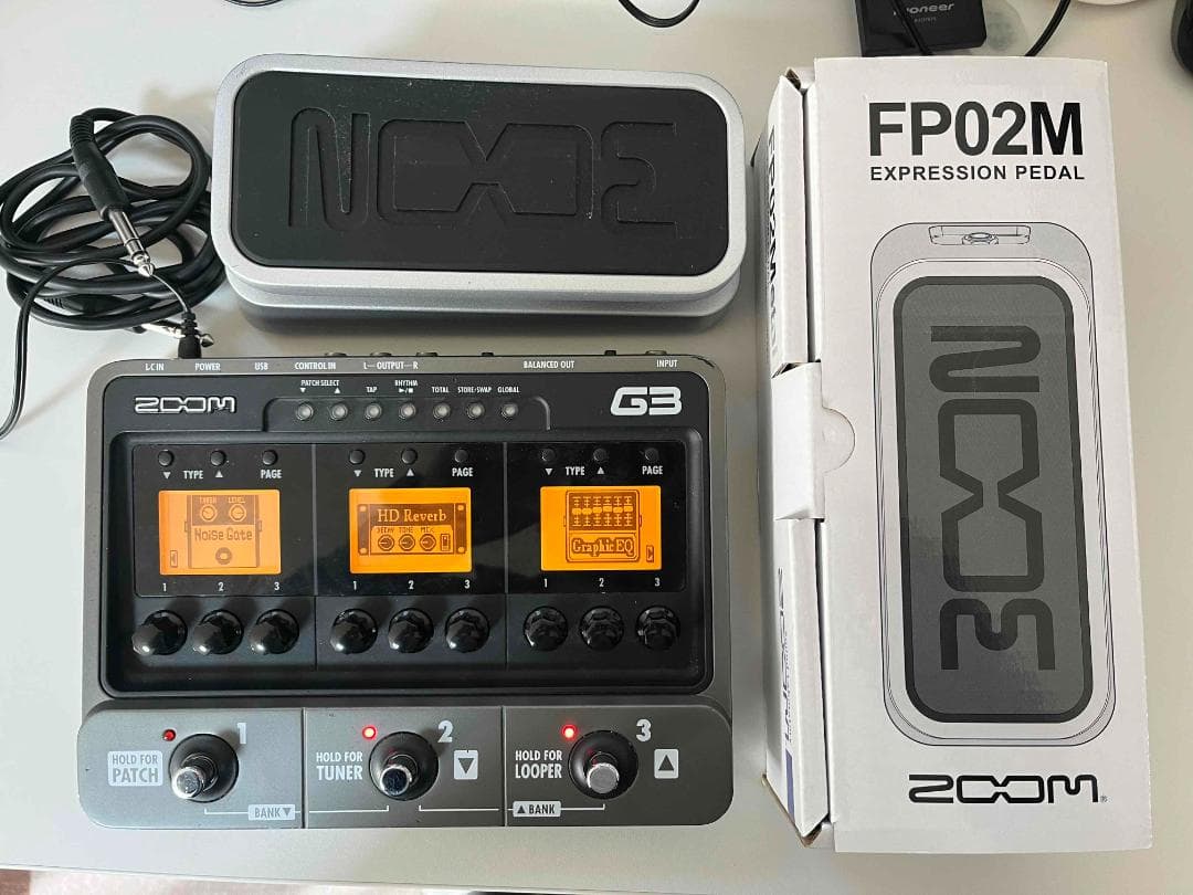 ZOOM G3 エフェクターセット FP02M エフェクトボードとエクスプレッション・ペダル『FP02M』 | 元海外在住