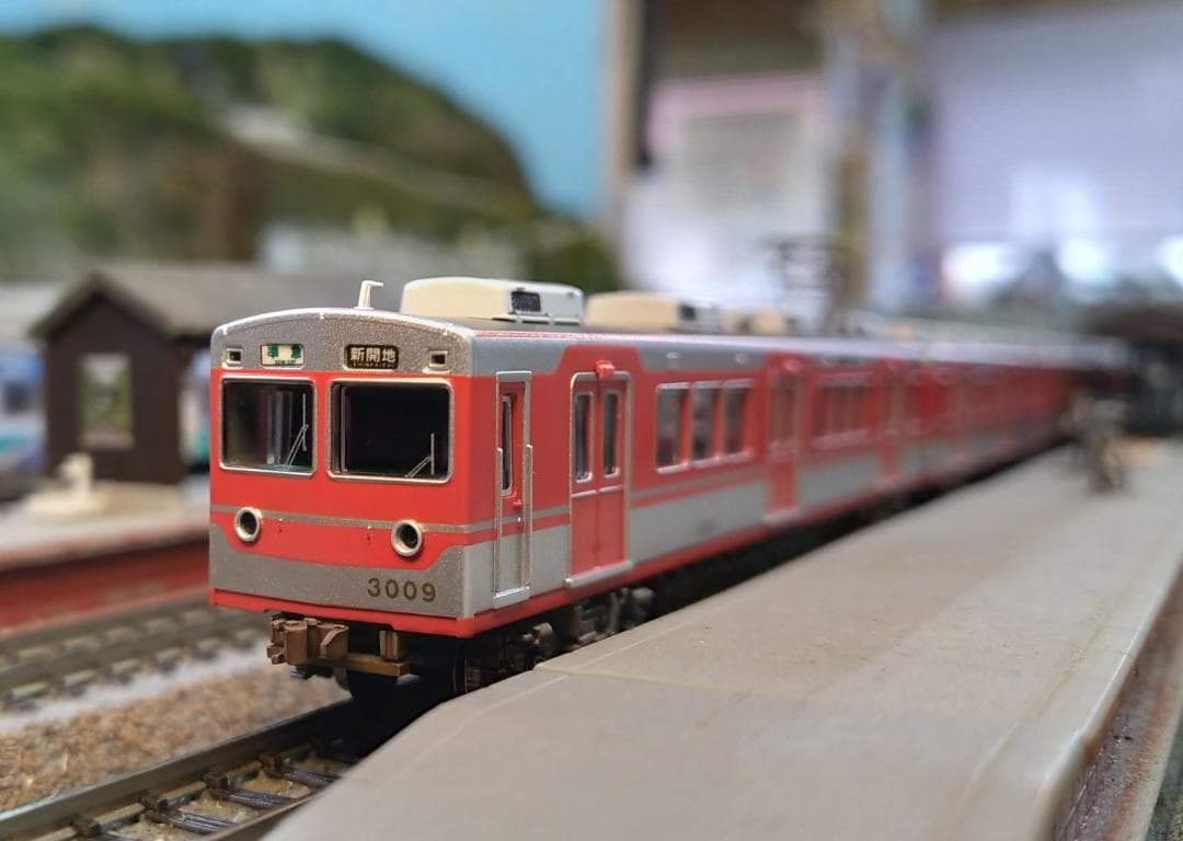 神戸電鉄3000系・中期型・新塗装・ワンマン 4両セット Nゲージ 神戸電鉄3000系・中期型・新塗装・ワンマン 4両セット Nゲージ - メルカリ