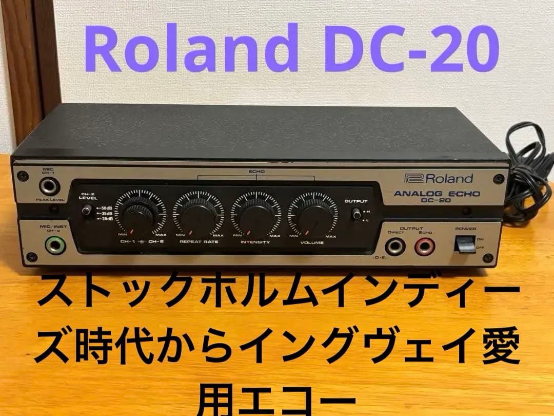 希少】RolandローランドDC20アナログエコー(程度極上品)ディレイユニット