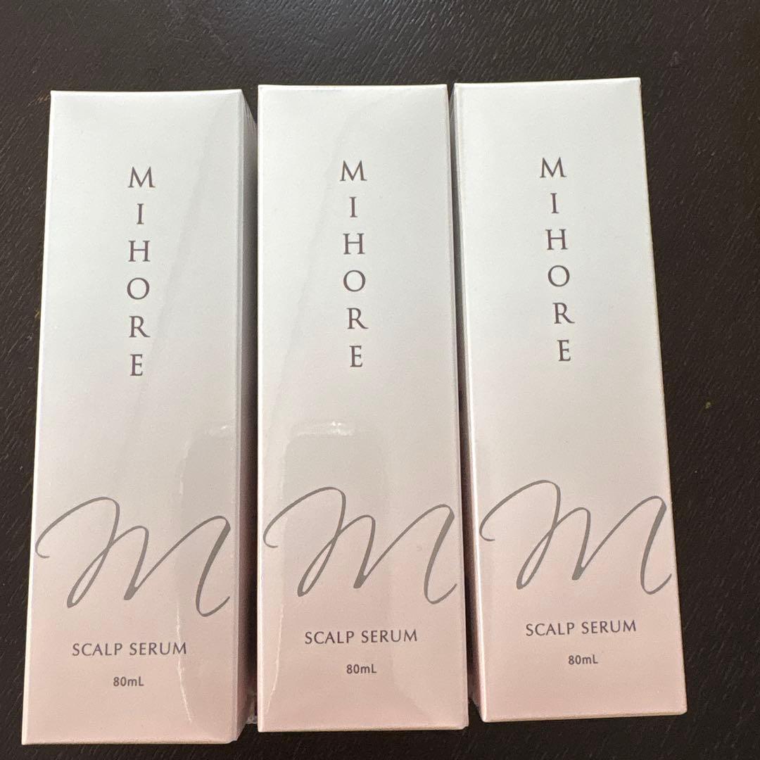 MIHORE SCALP SERUM 80mL 3個セット - メルカリ