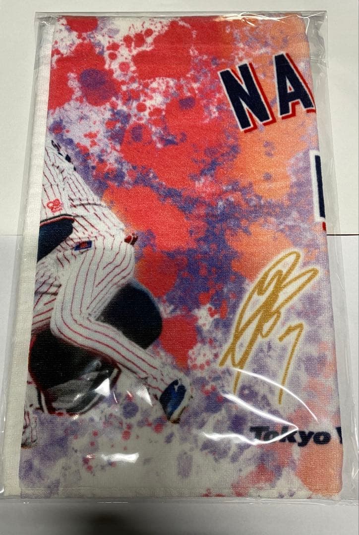 2025年選手ファン感謝DAYセット長岡秀樹選手フェイスタオル - メルカリ