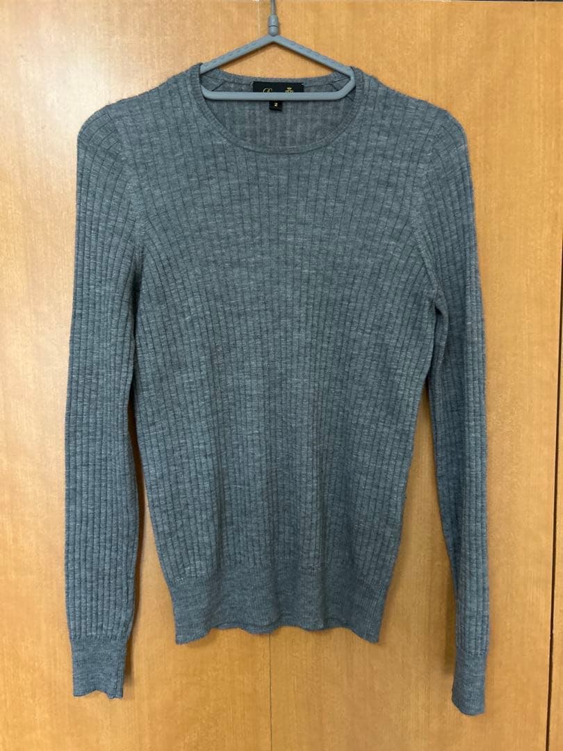 美品☆ Drawer定番 カシミヤシルクリブニット サイズ2