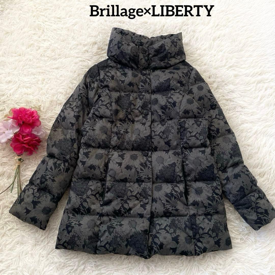 Brillage×LIBERTY リバティプリント ダウンジャケット 花柄