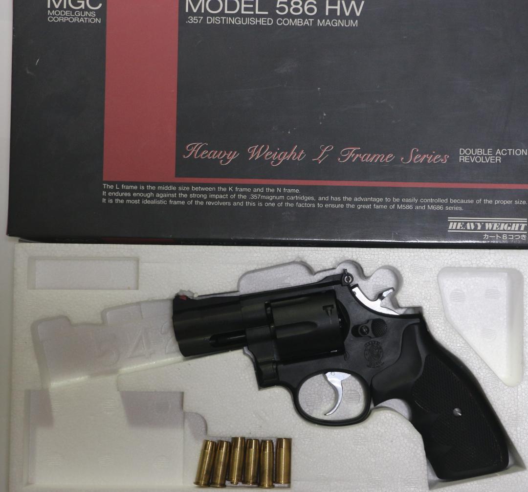 超希少！MGC　HW樹脂製モデルガン S＆W　Ｍ５８６ＨＷ　未発火 SPG合法品 Yahoo!オークション -「mgc m586 モデルガン」の落札相場・落札価格