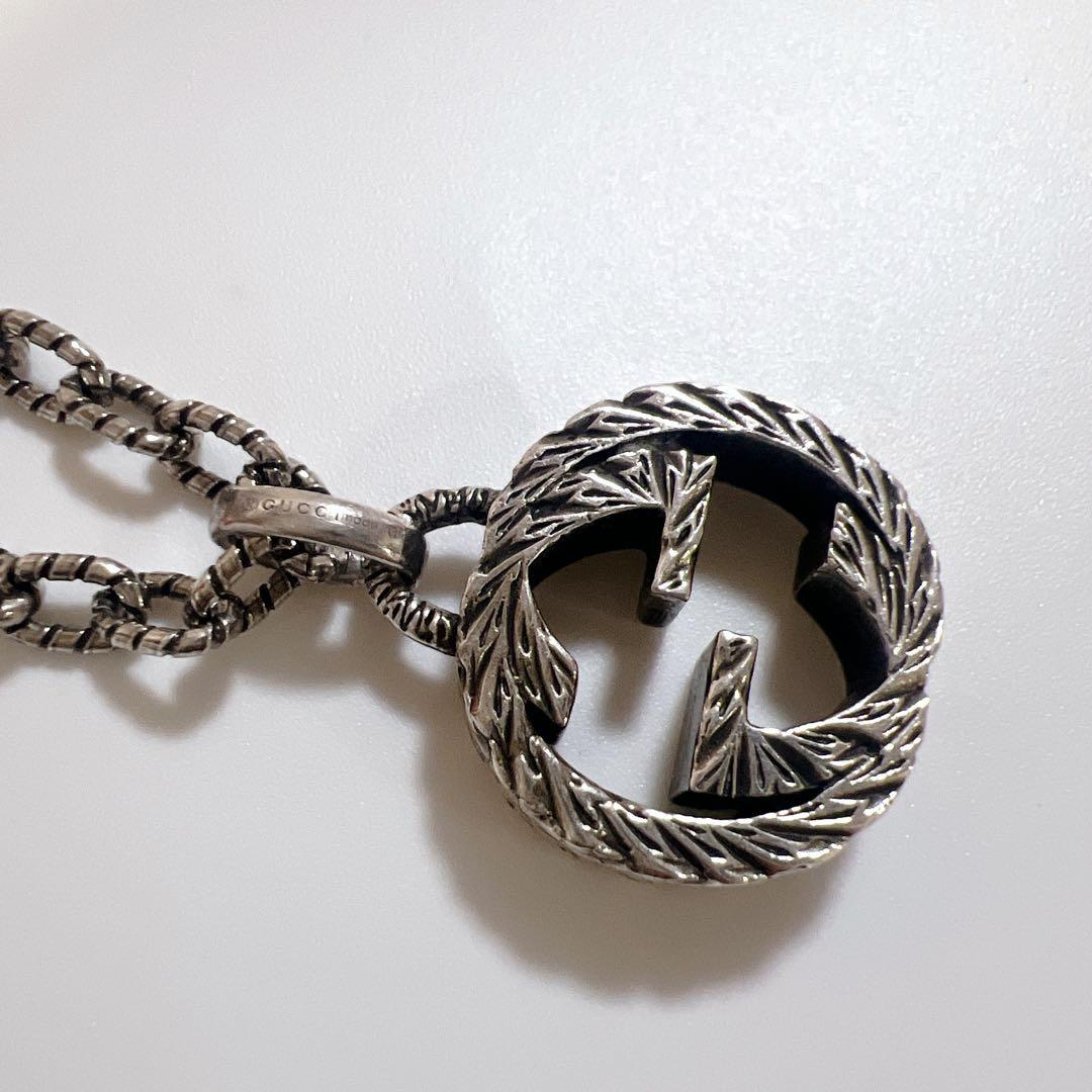 《専用》一級品 GUCCI ネックレス インターロッキング アラベスク ラージ