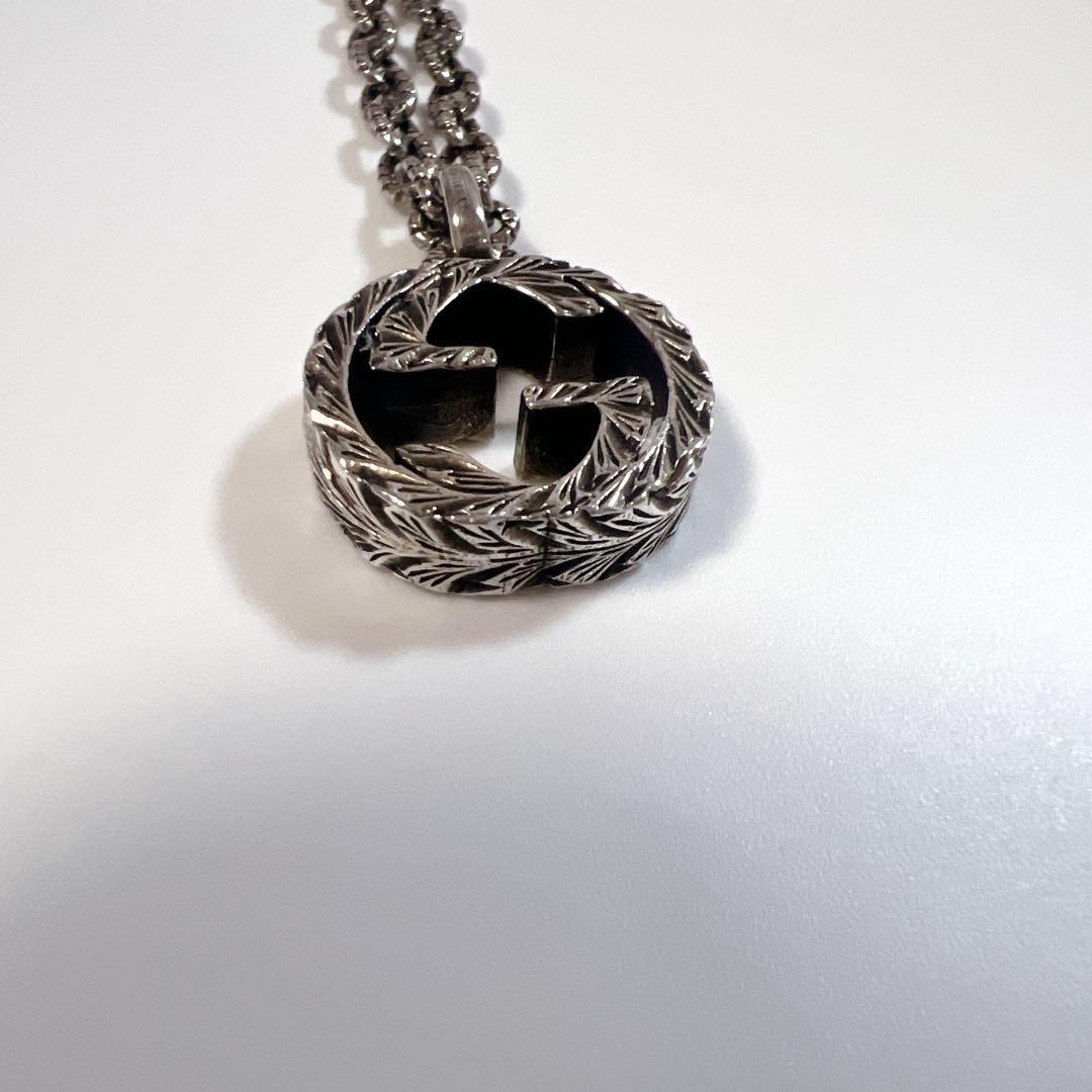 《専用》一級品 GUCCI ネックレス インターロッキング アラベスク ラージ