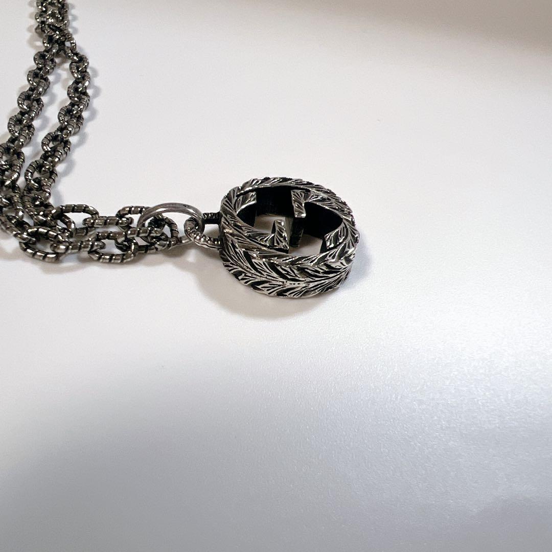 《専用》一級品 GUCCI ネックレス インターロッキング アラベスク ラージ