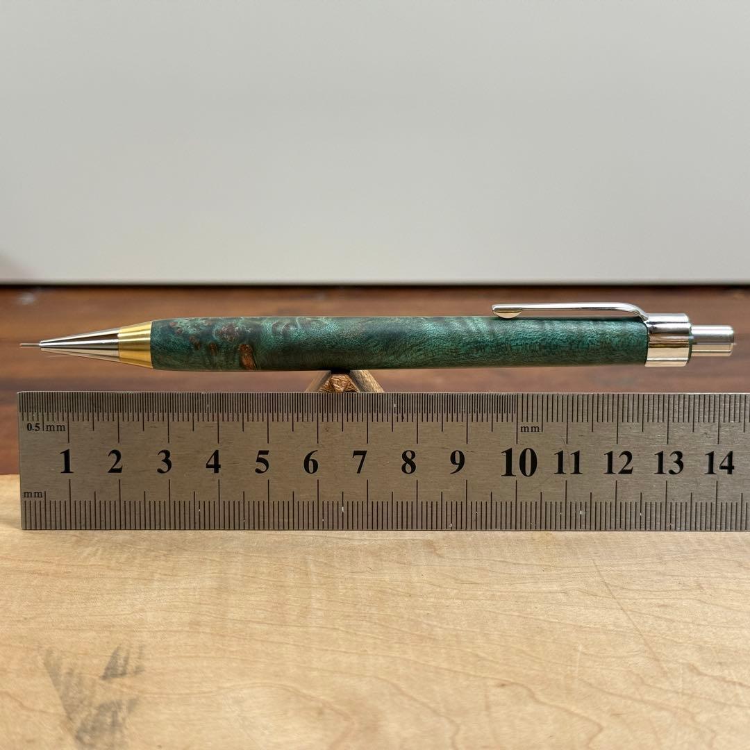 152楓瘤スタビ 木製シャーペン 強低重心 真鍮