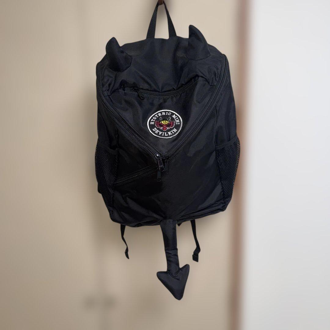 レア⭐️HYSTERIC GLAMOUR DEVILKIN リュック ブラック - メルカリ