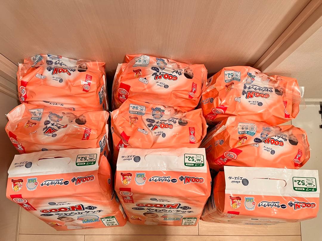 【エコメルカリ便】GOO.N+ やわらかタッチ オムツ パンツ テープ Mサイズ