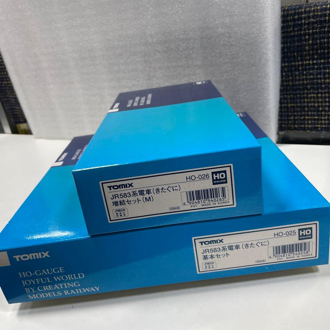 ★希少★新品　HOゲージTOMIX 『きたぐに』JR583系基本セット＋増結