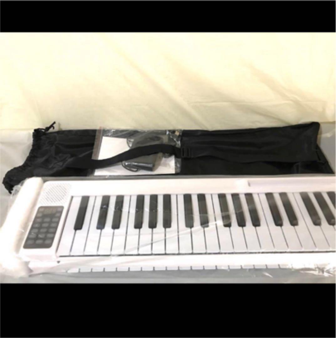 折りたたみ電子ピアノ（ホワイト）88鍵 ピアノタッチ