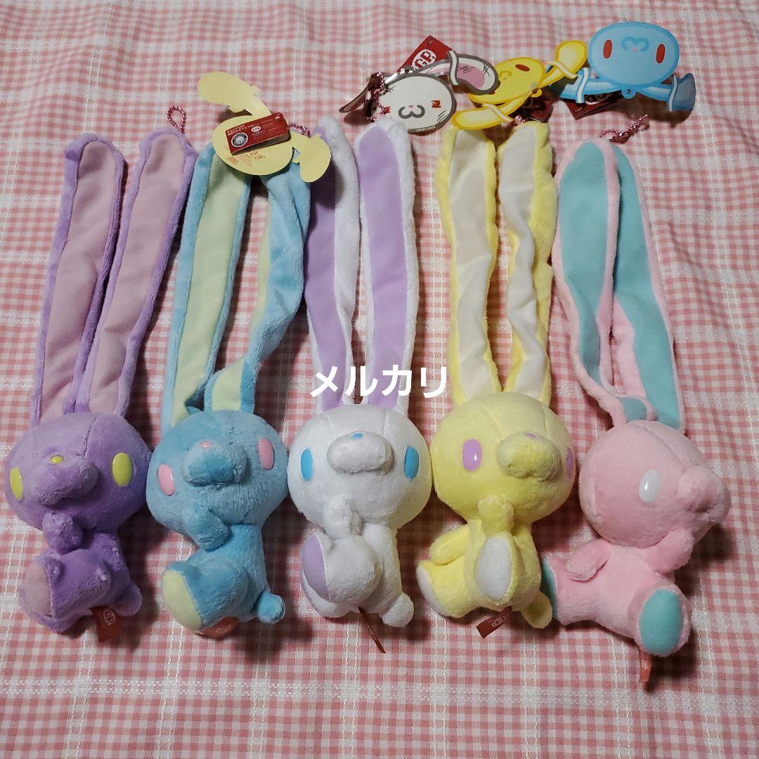 メルカリ☆チャックスGP☆汎用うさぎマスコット(シャーベッティver.)全5種