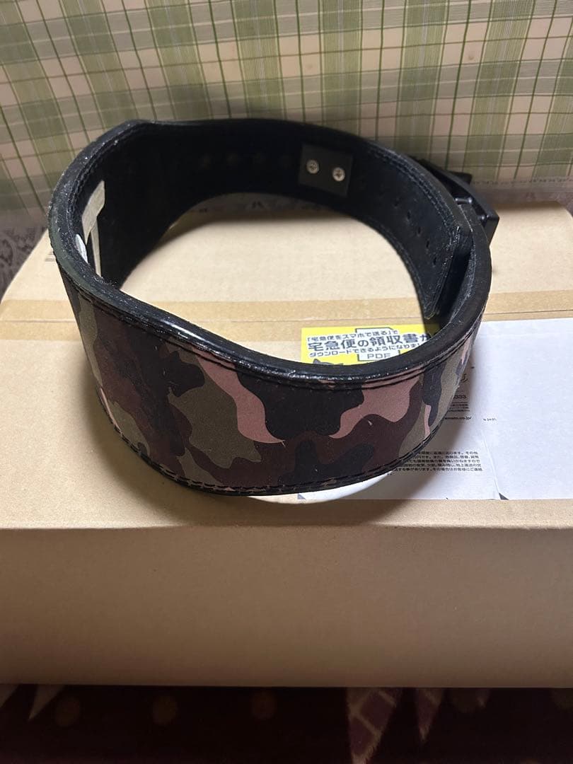 ジュラシック木澤 トレーニングベルト Mサイズ ピンク迷彩 - メルカリ