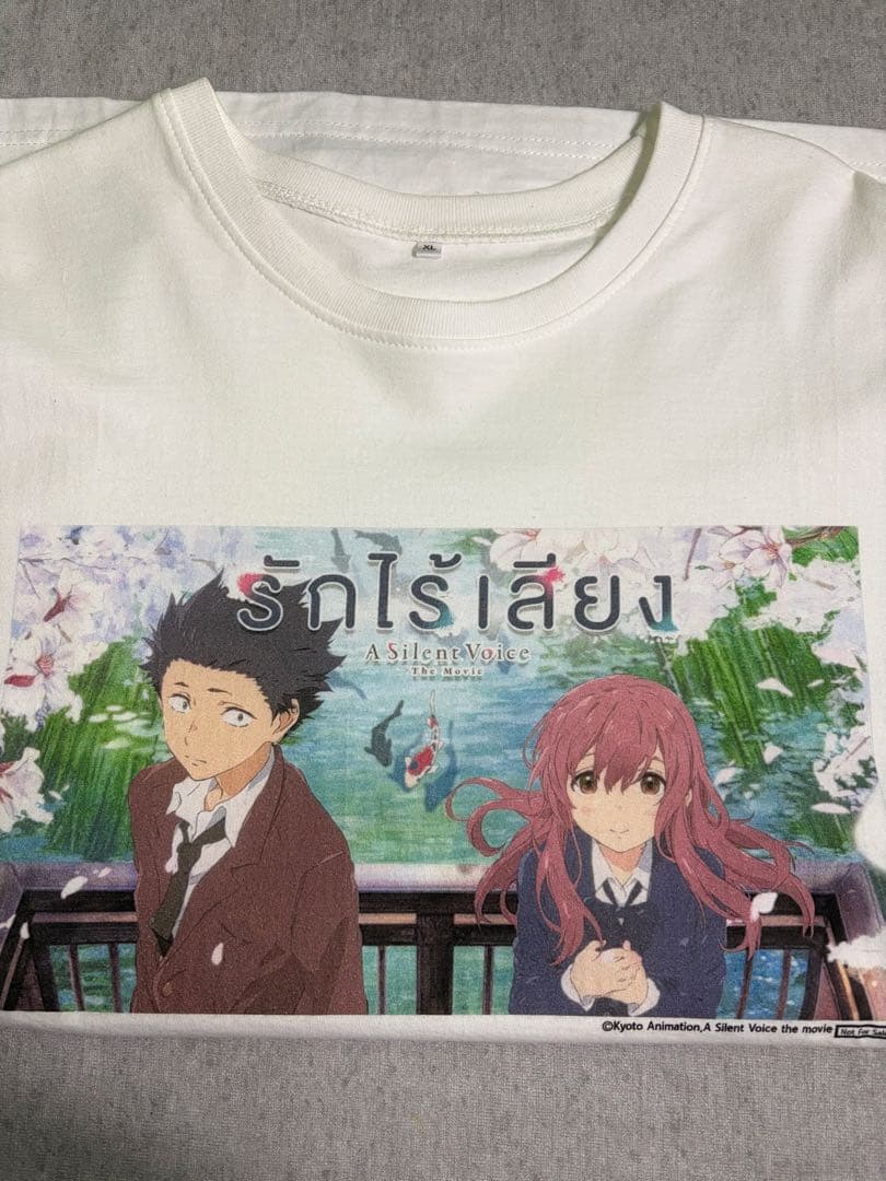 聲の形 アニメ Tシャツ ホワイト アニメグッズ 京アニ キャラクターグッズ