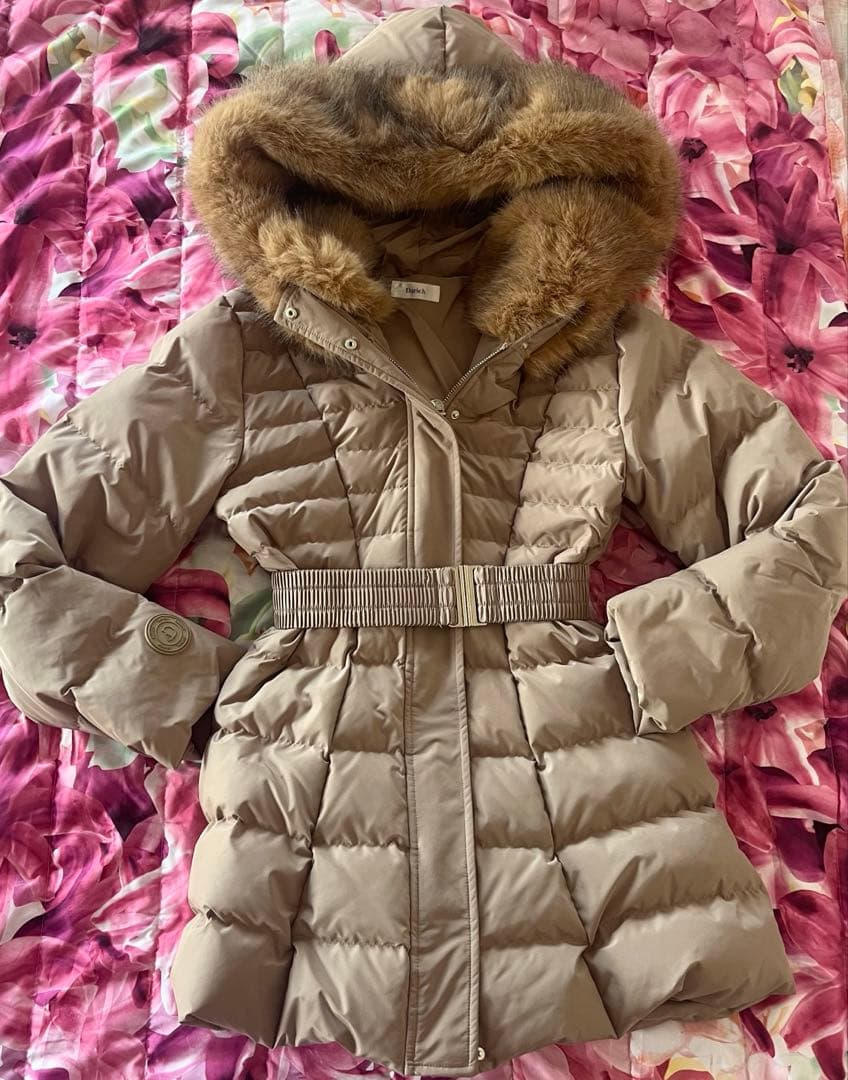 Darich レディミディダウンコート ベージュ Sサイズ 着用2回 2024年