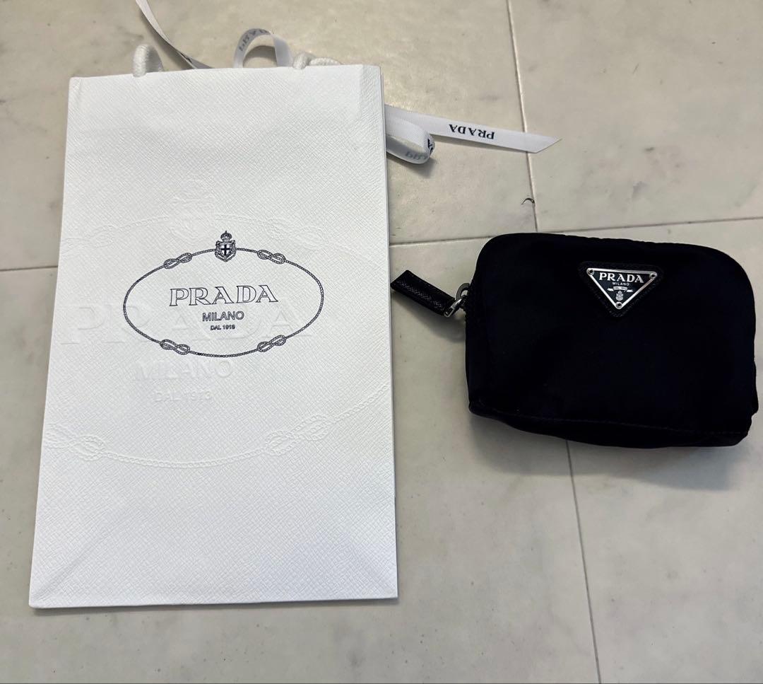PRADA マイクロ Re-Nylon ポーチ ブラック 楽天市場】【ｸｰﾎﾟﾝ5%OFF】プラダ／PRADA 