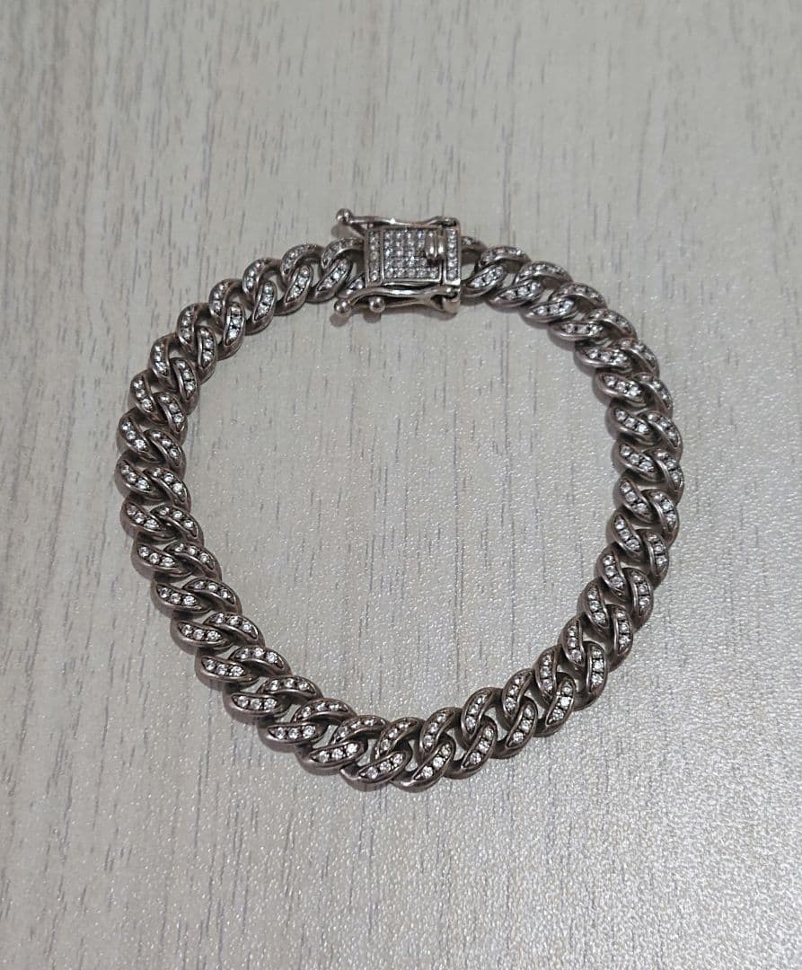 アヴァランチ silver925 マイアミブレスレット アバランチ シルバー