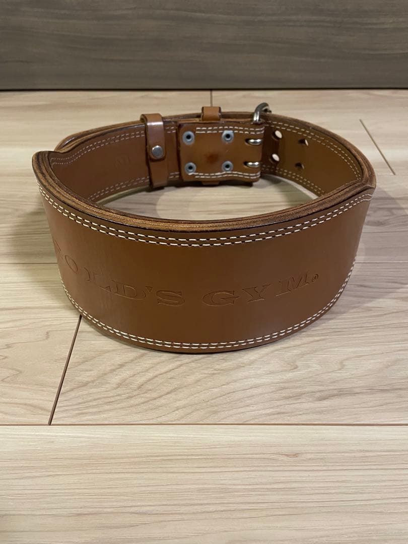 GOLD'S GYM プロレザーベルトトレーニングパワーベルト　Mサイズ ゴールドジムプロレザーベルトをレビュー！サイズ感や手入れを解説