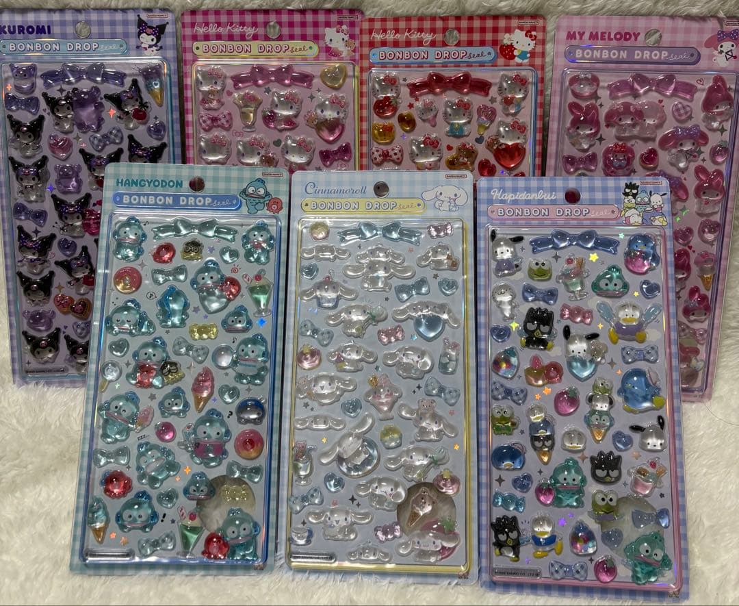 ボンボンドロップシール サンリオ 7種 セット 楽天市場】種類おまかせ サンリオキャラクター Xmasセット（ボンボン