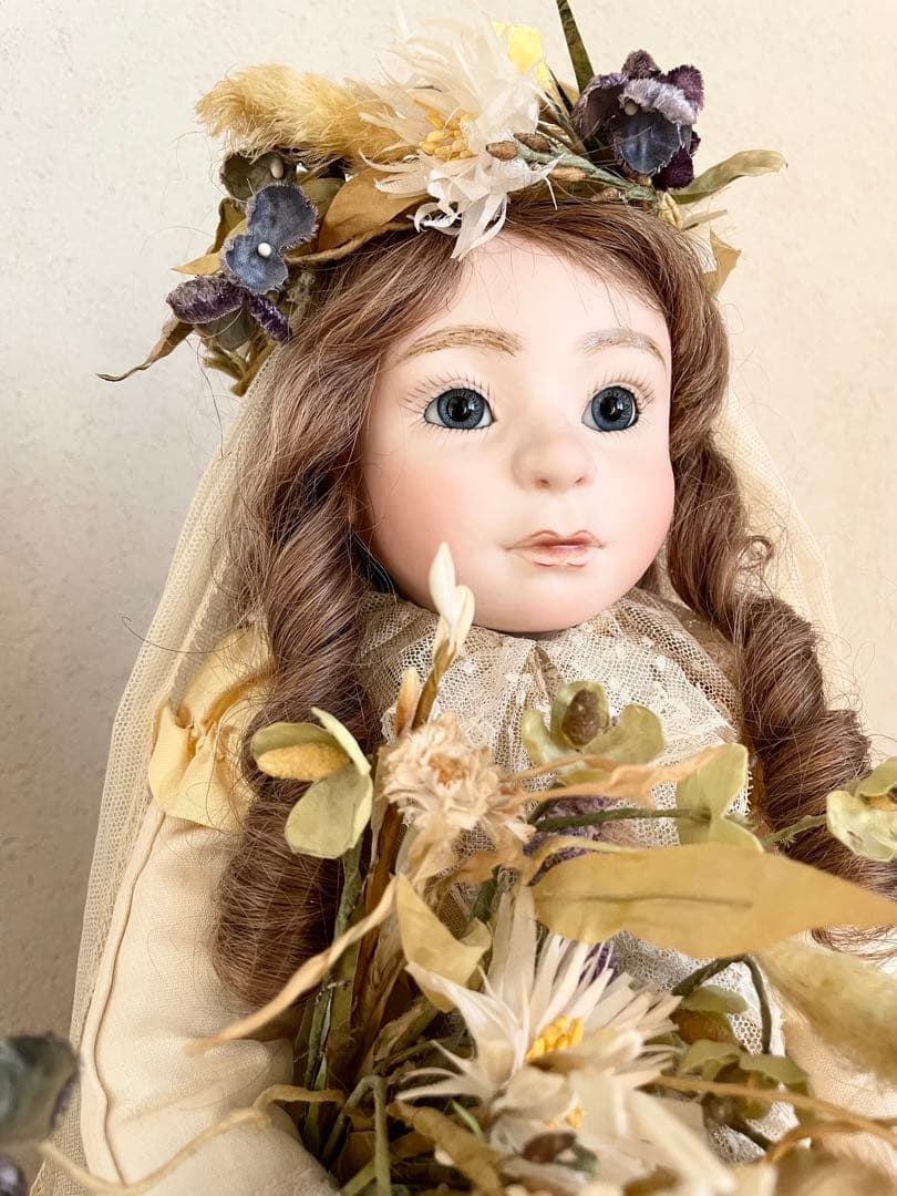 ビスクドール ハンドメイド 創作人形 アンティークドール ヴィクトリア
