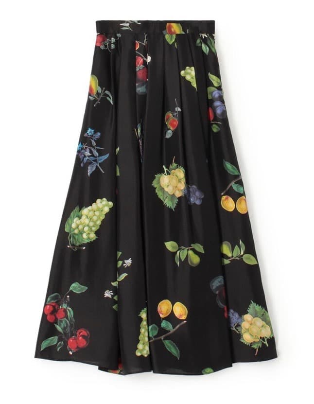 ★CABaN完売シルクHARVESTスカート★ブラック★サイズS美品