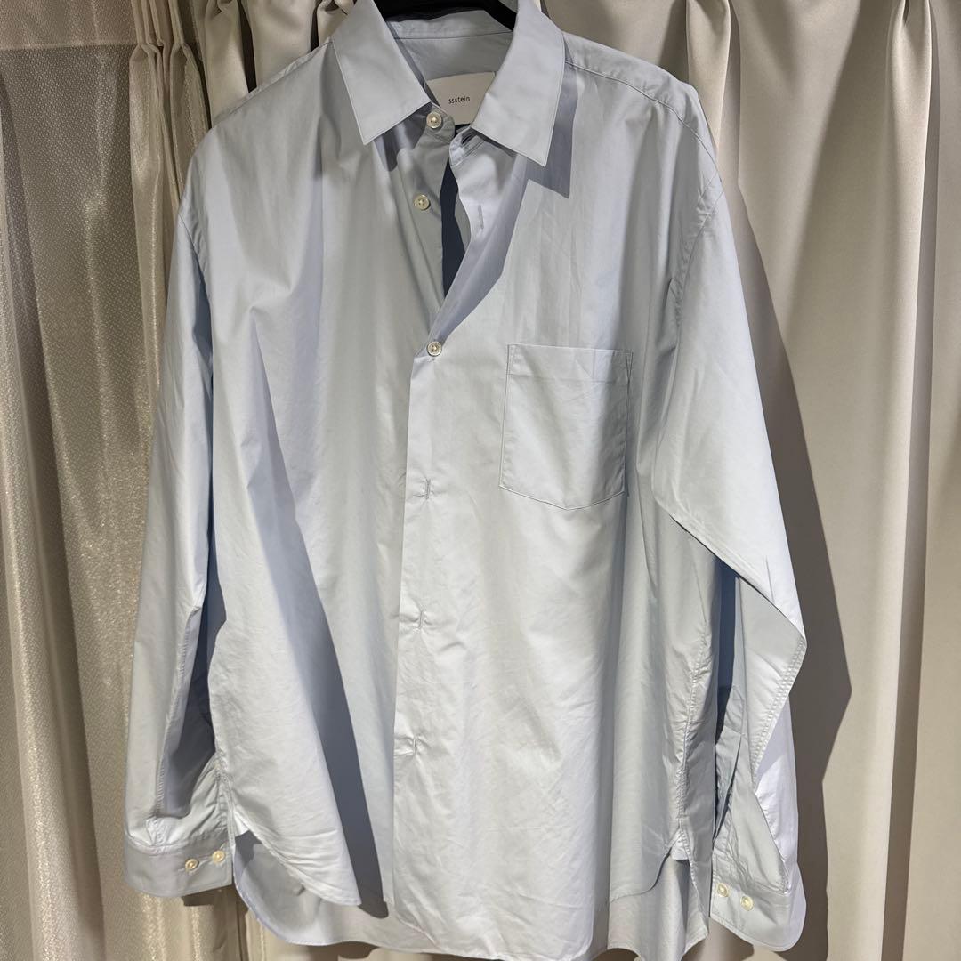 ssstein オフブルー 長袖シャツ Sサイズ