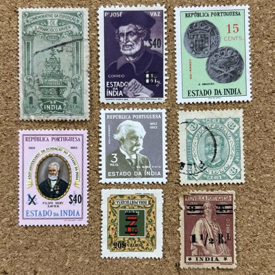 海外 外国切手 ポルトガル領インド 使用済み切手 8枚セット - メルカリ