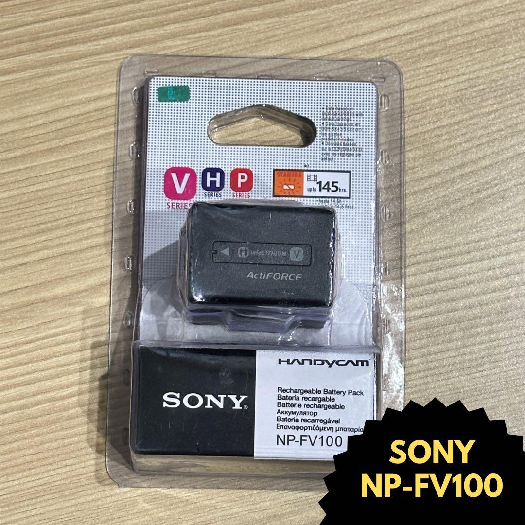 純正品 SONY NP-FV100 新品未使用 - メルカリ