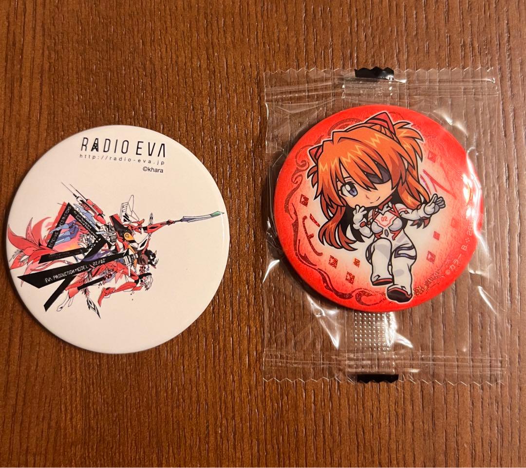 エヴァ2号機 式波・アスカ・ラングレー 缶バッジ 2点セット - メルカリ