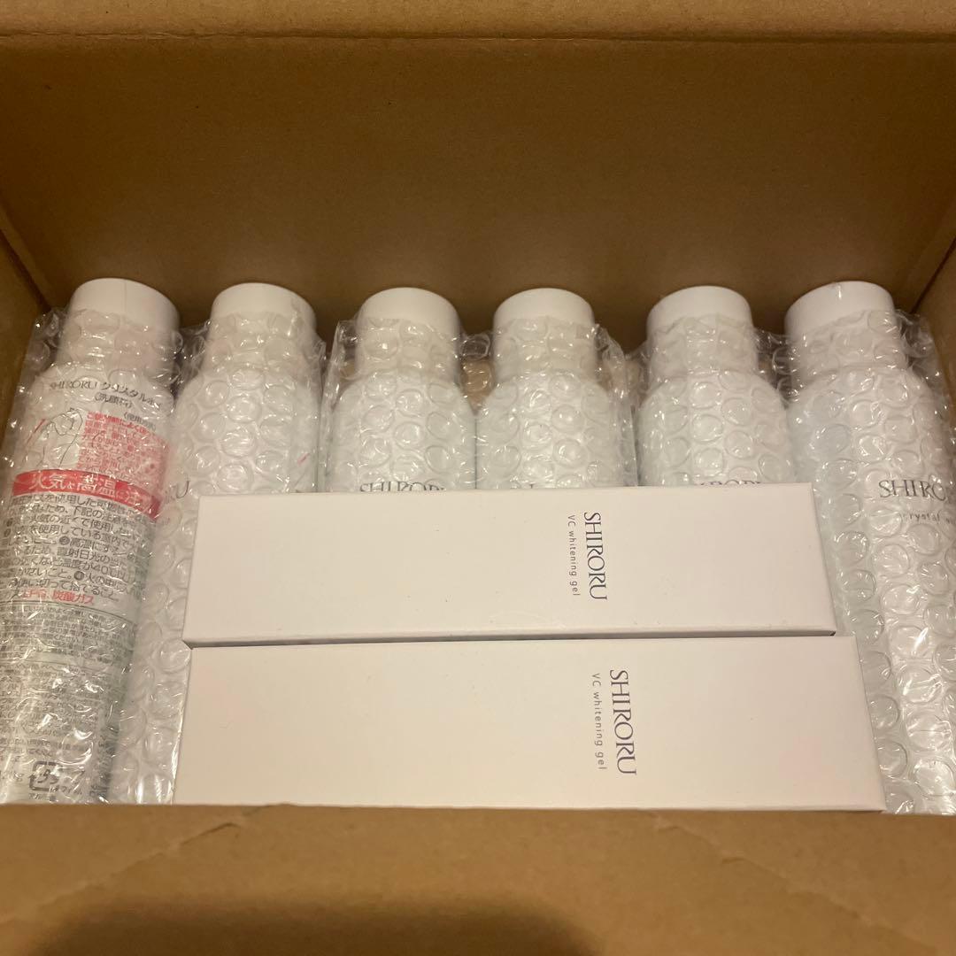 SHIRORU クリスタルホイップ 6本セット+ホワイトニングゲル 2本