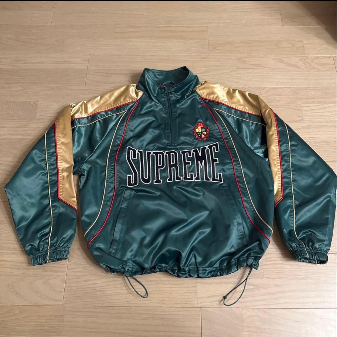 Supreme アウター　サテンプルオーバーgreen M