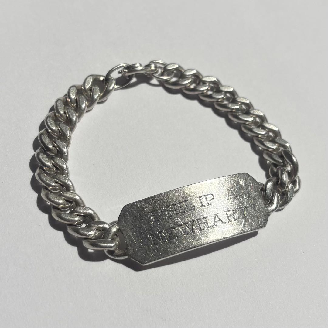 1940s U.S ARMY ミリタリー ID ブレスレット シルバー925
