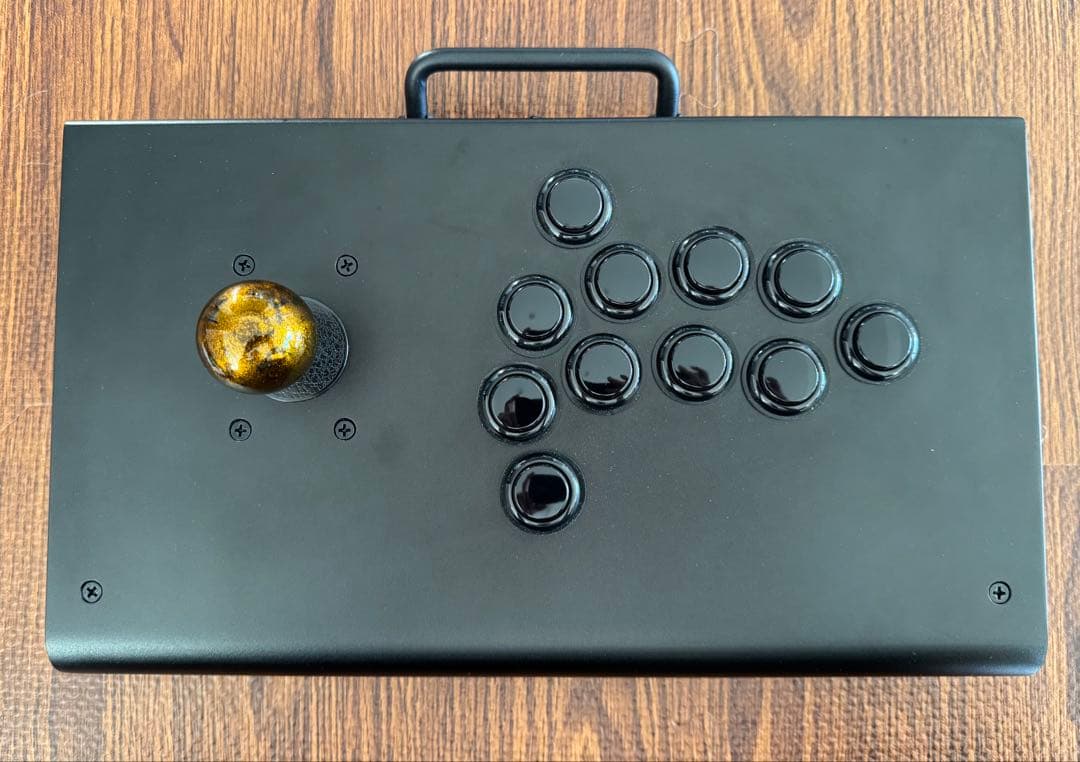 GRAPHT iO アケコン Gen-5X スティック モデル 極美品】GRAPHT iO レバー型ブラック Mサイズ 完成品 / GEN-5X更新済