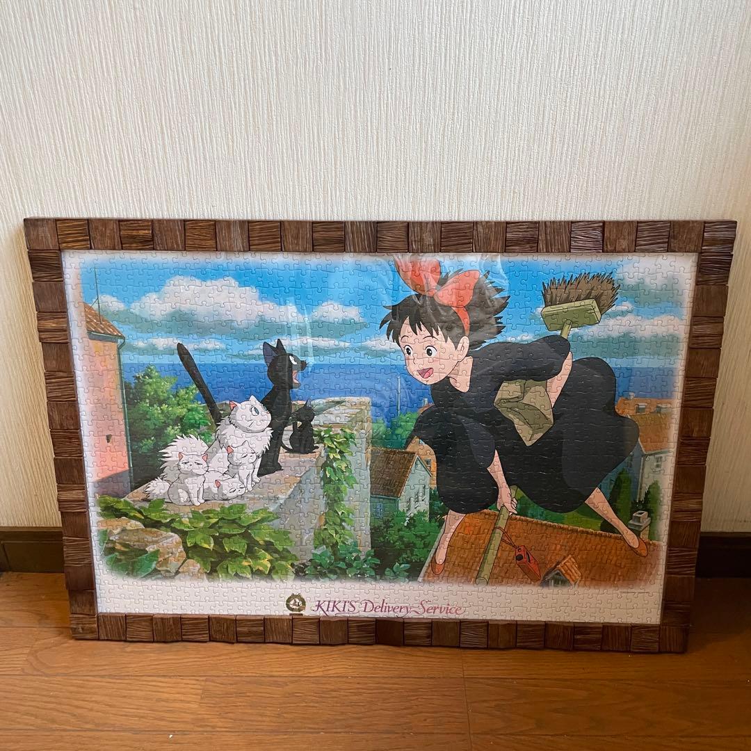 魔女の宅急便パズル 1000ピース 額付き 中古品 キキ - メルカリ