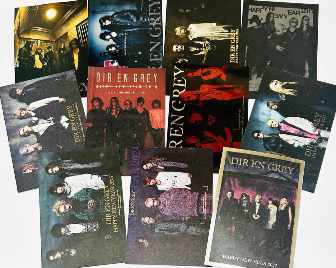 DIR EN GREY 年賀状 セット 2014〜2024 | Shop at Mercari from Japan