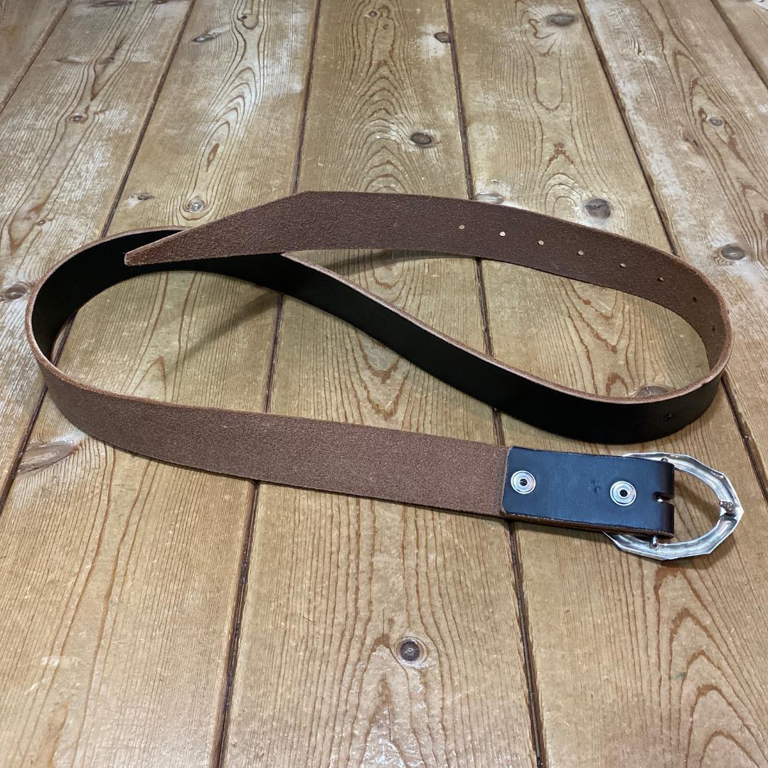 GARNI ガルニ シルバー製 バックル Antithesis レザーベルト - メルカリ