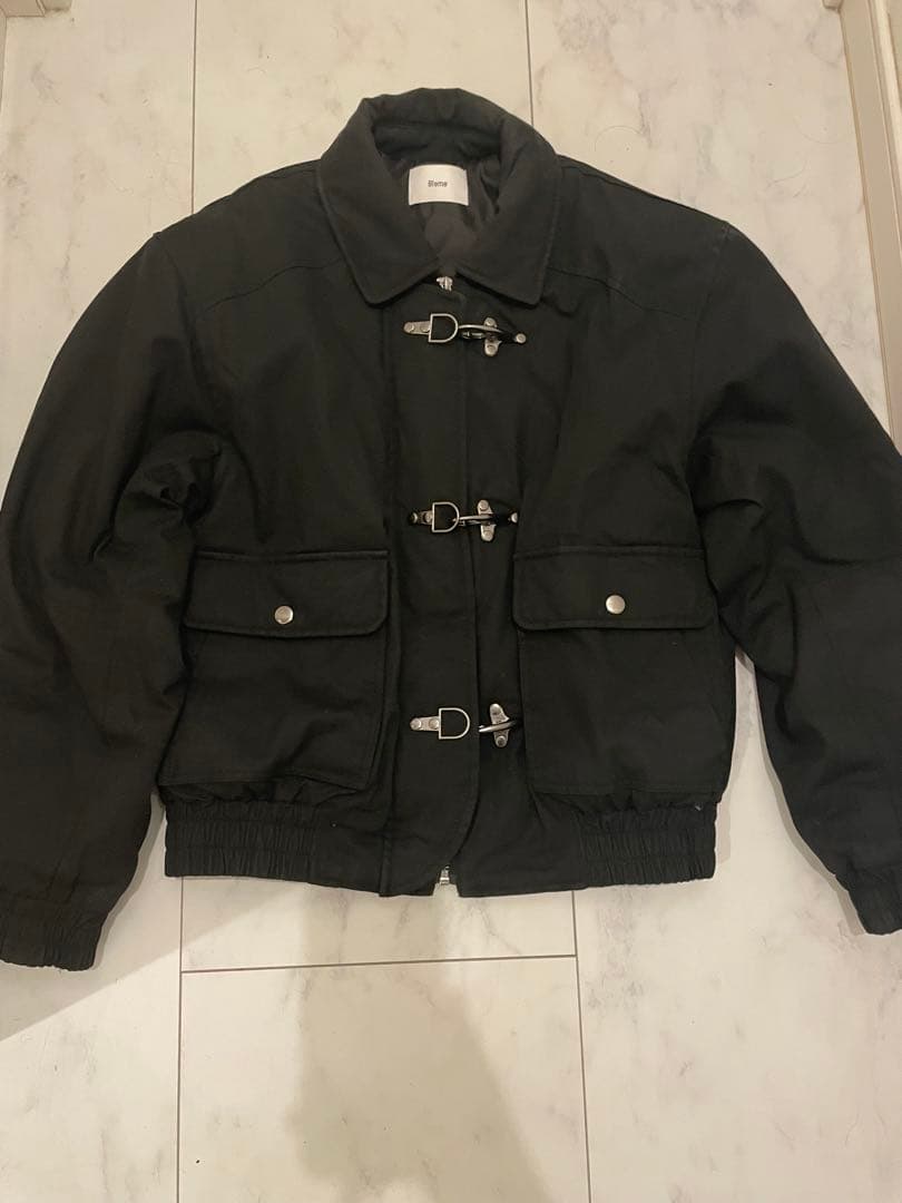 Bleme ブラックファイヤーマンジャケット　短丈