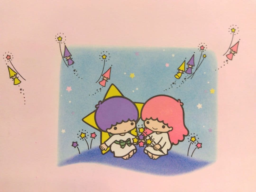 レア 昭和レトロ サンリオ キキララ ボックス 小物入れ リトルツイン