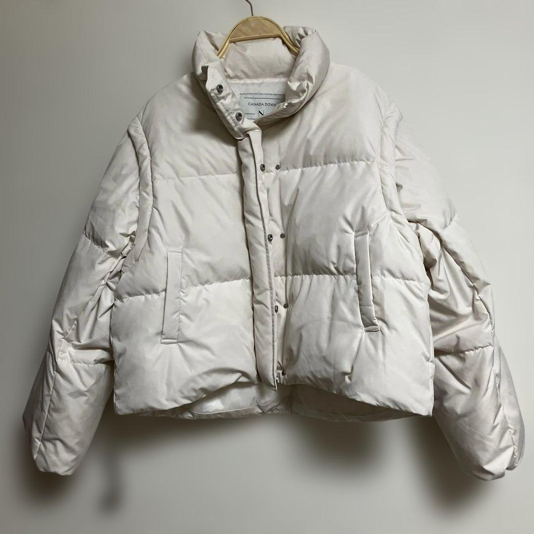 新品 Natural Beauty Basic ショートダウン 袖取り外し可能