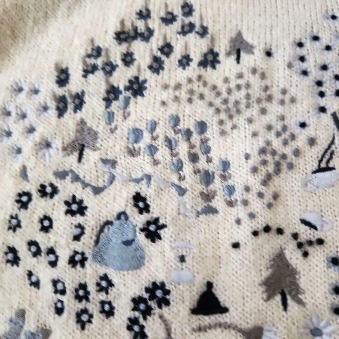 アトリエドゥサボン 刺繍ニット - メルカリ