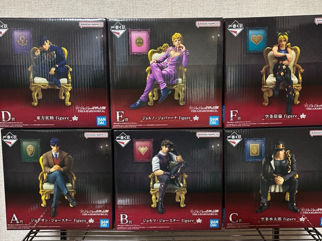 S*a様 一番くじ ジョジョワールド ジョジョの奇妙な冒険 フィギュアフルコンプ 一番くじ ジョジョの奇妙な冒険 -THE☆JOJO WORLD-｜一番くじ倶楽部