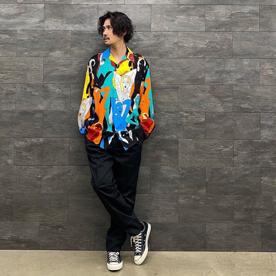 未使用に近い】WACKO MARIA 天国東京百女柄図〈定価46,200円〉 - メルカリ