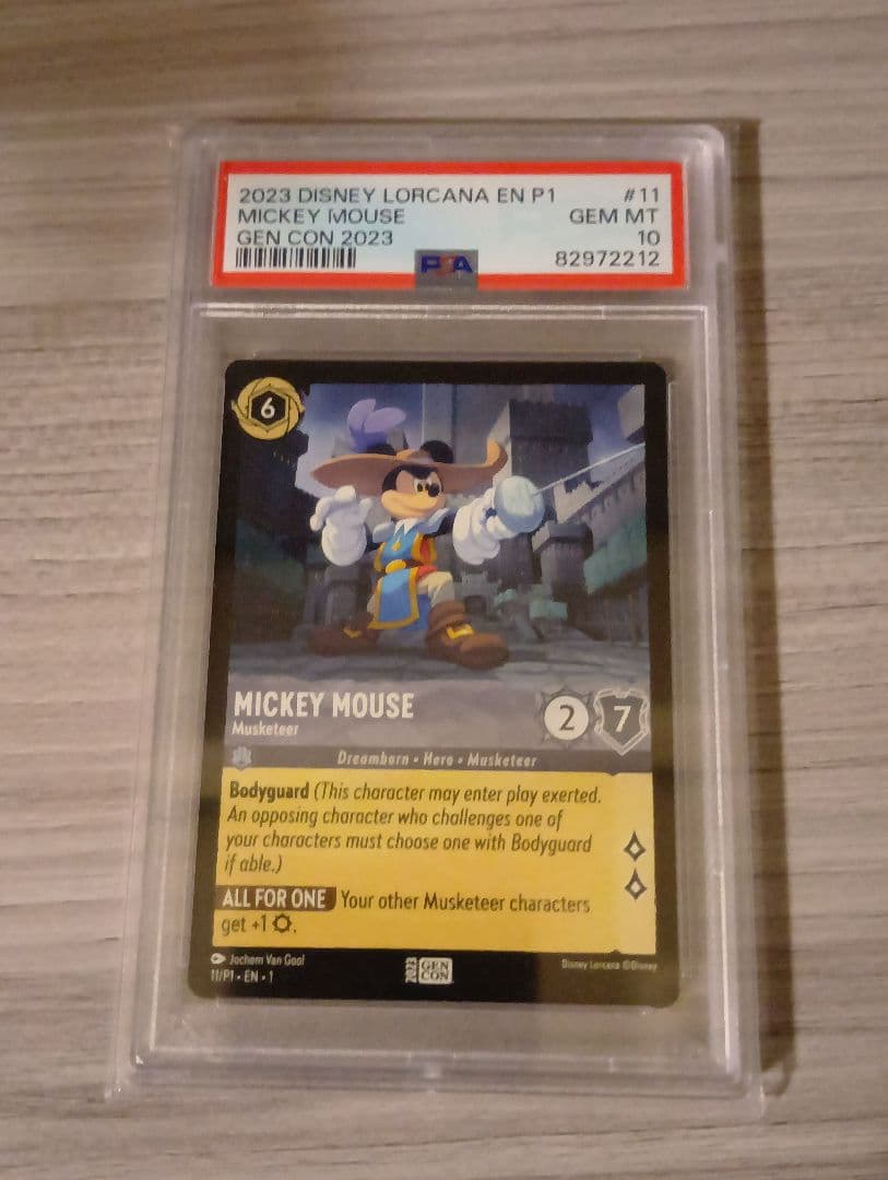 Mickey Mouse プロモ　psa10【ロルカナ/Lorcana】
