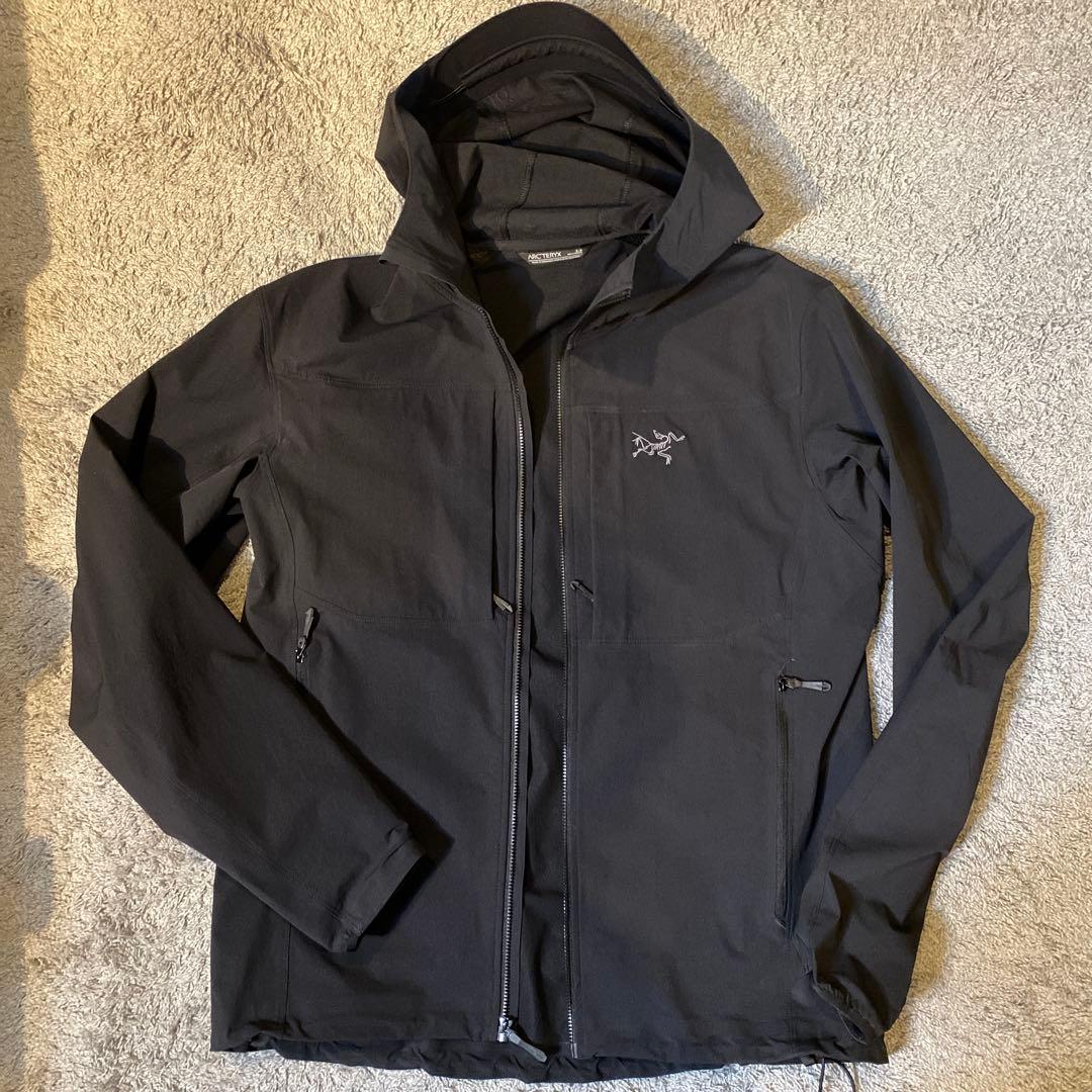 アークテリクス　ガンマフーディ　メンズ　S ブラック