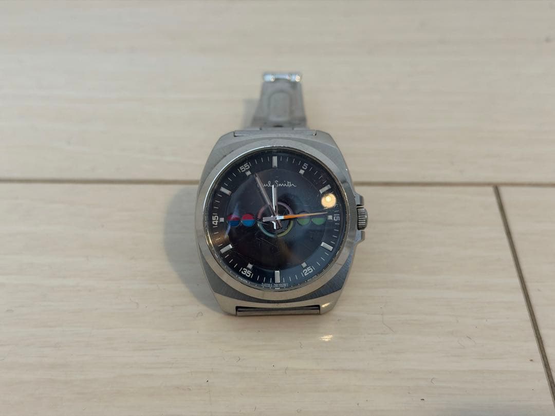 【動作確認済】ポールスミス 腕時計 ファイブアイズ ホリゾンタル F335 黒