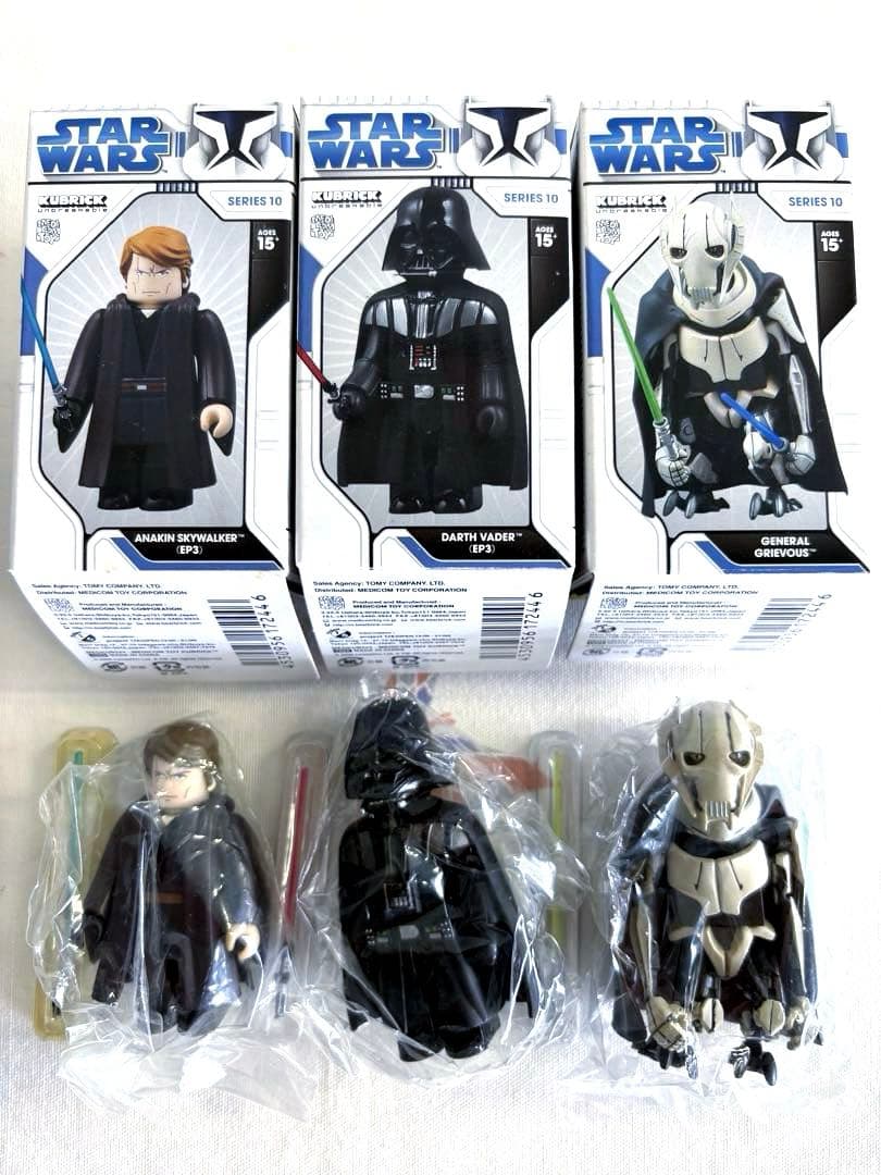 MEDICOM TOY KUBRICK STAR WARS EP3 3体セット