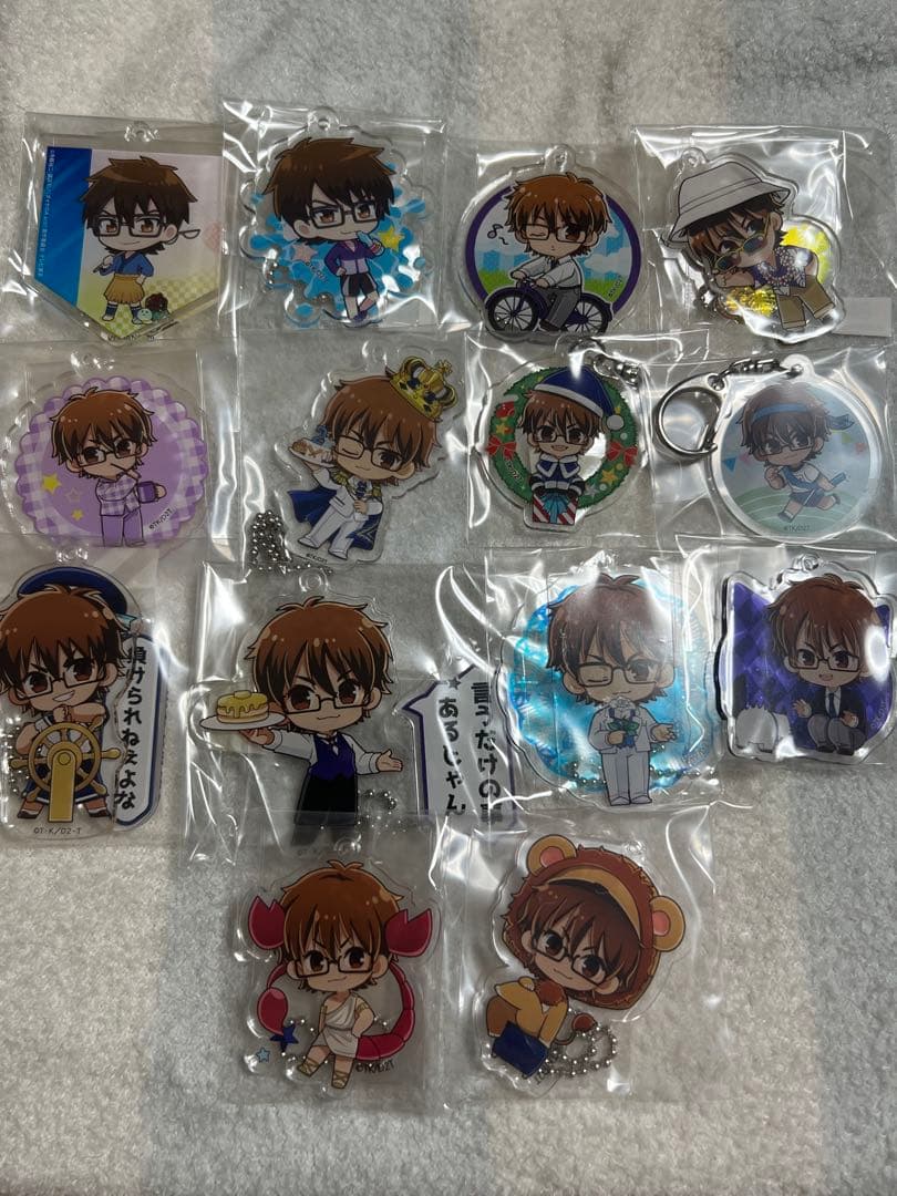 ダイヤのA プリンセスカフェ 御幸一也アクリルキーホルダーセット