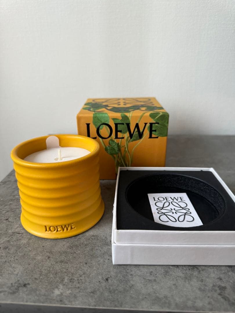 【新品未使用】LOEWE キャンドル　WASABI スモール ロエベ パルファム】本日発売！新たな香りはまさかの「ワサビ」!?気に